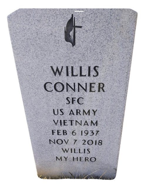 Gravestone of Willis Conner