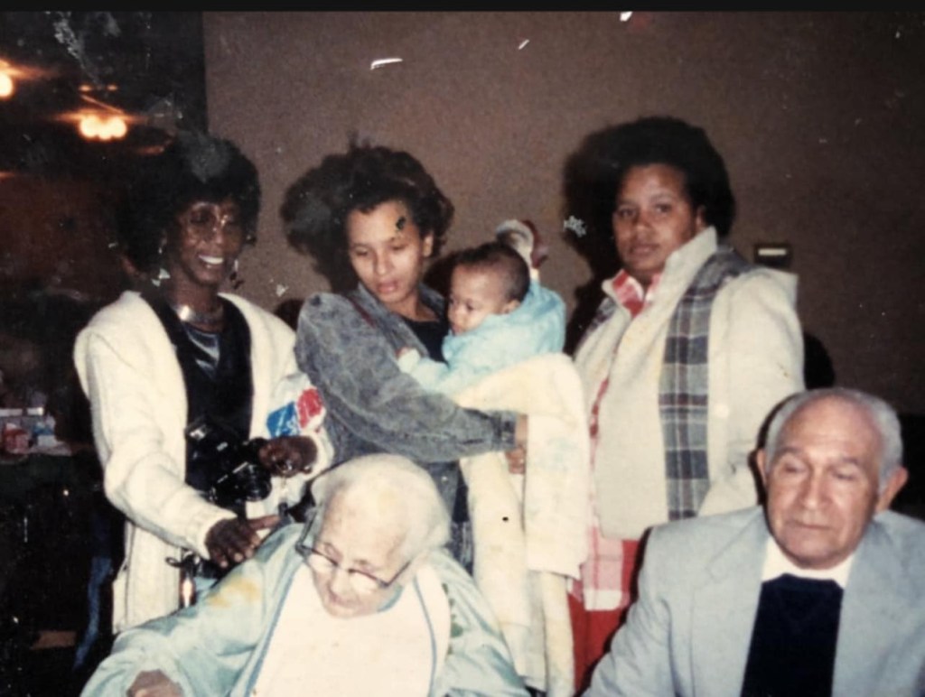 multiple generations of family in a photo